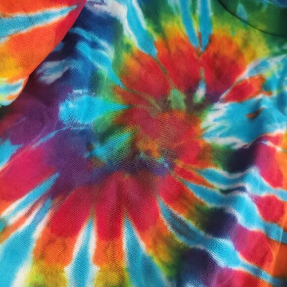 VTG Dharma Trading Company Rainbow Tie Dye Sweatshirt Sz 10-12 Yrs - Picture 2 of 4